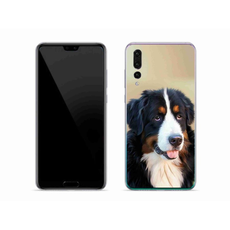 Gélový obal mmCase na mobil Huawei P20 Pro - bernský salašnícky pes