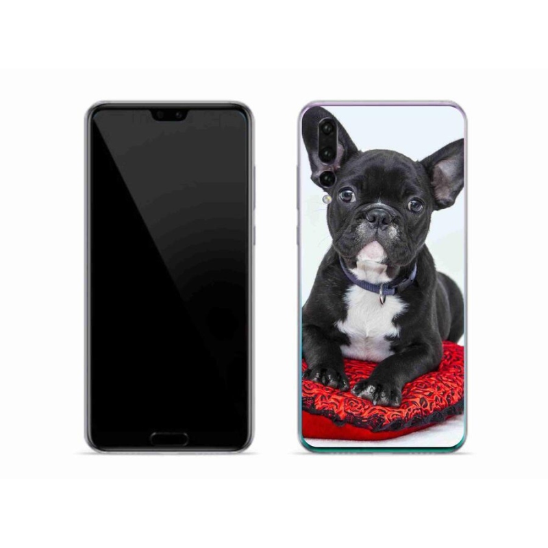 Gélový obal mmCase na mobil Huawei P20 Pro - buldog