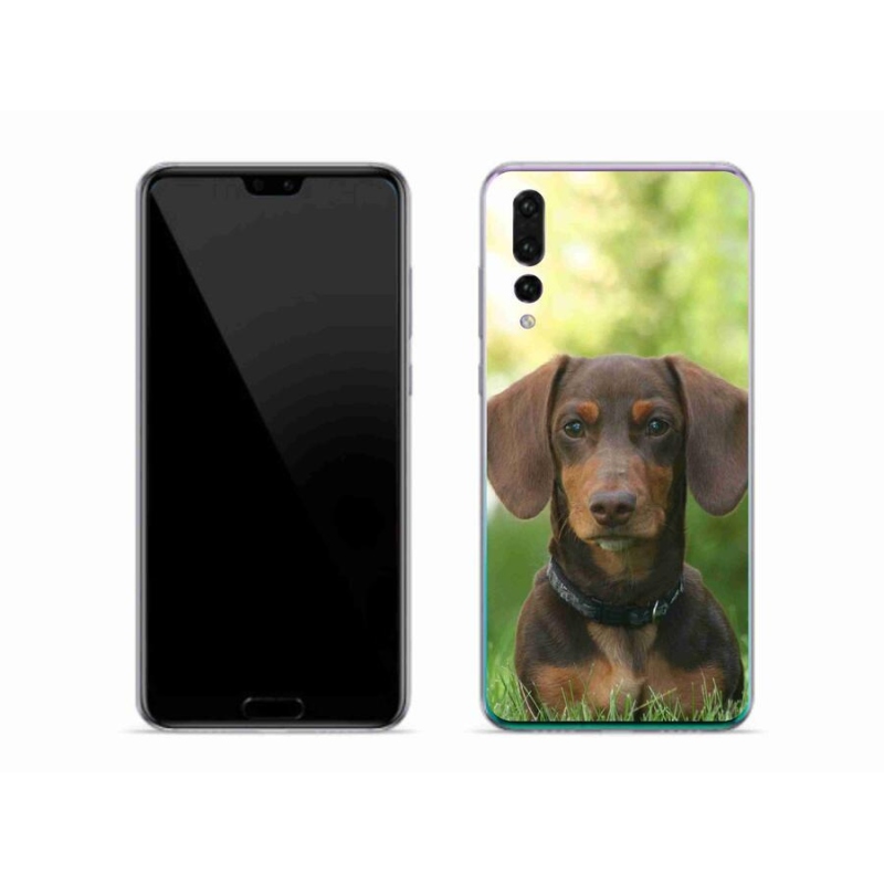 Gélový obal mmCase na mobil Huawei P20 Pro - hnedý jazvečík