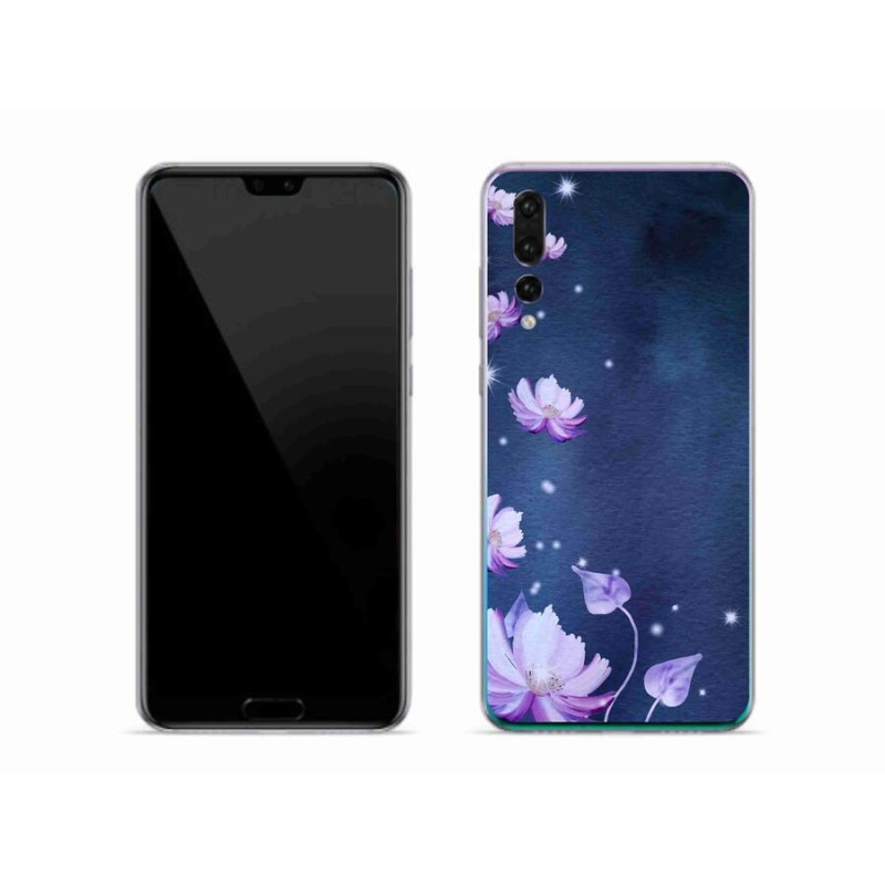 Gélový obal mmCase na mobil Huawei P20 Pro - padajúce kvety