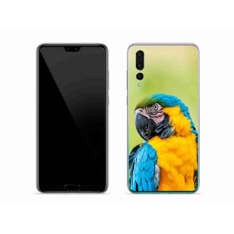 Gélový obal mmCase na mobil Huawei P20 Pro - papagáj ara 2