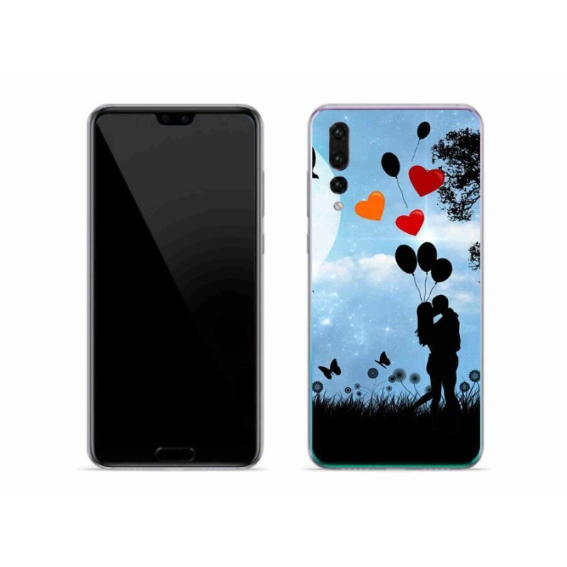 Gélový obal mmCase na mobil Huawei P20 Pro - zamilovaný pár