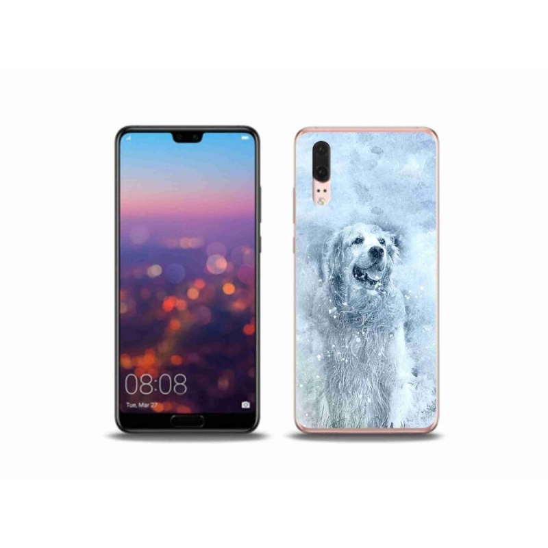 Gélový obal mmCase na mobil Huawei P20 - retríver