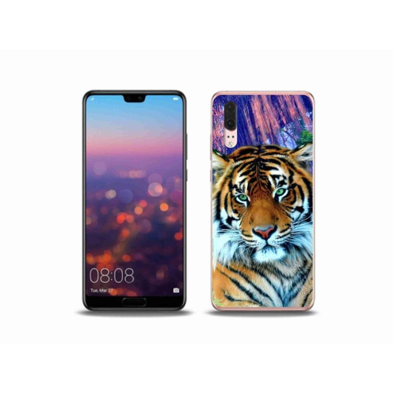 Gélový obal mmCase na mobil Huawei P20 - tiger