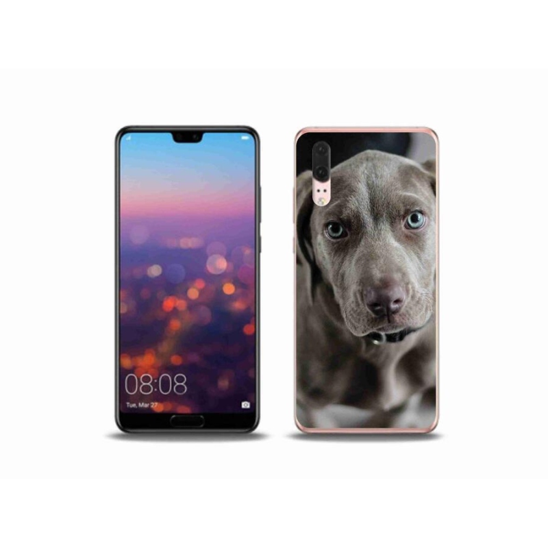 Gélový obal mmCase na mobil Huawei P20 - weimarský stavač