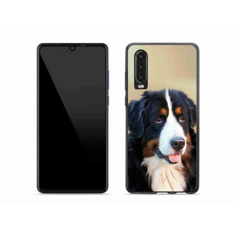 Gélový obal mmCase na mobil Huawei P30 - bernský salašnícky pes