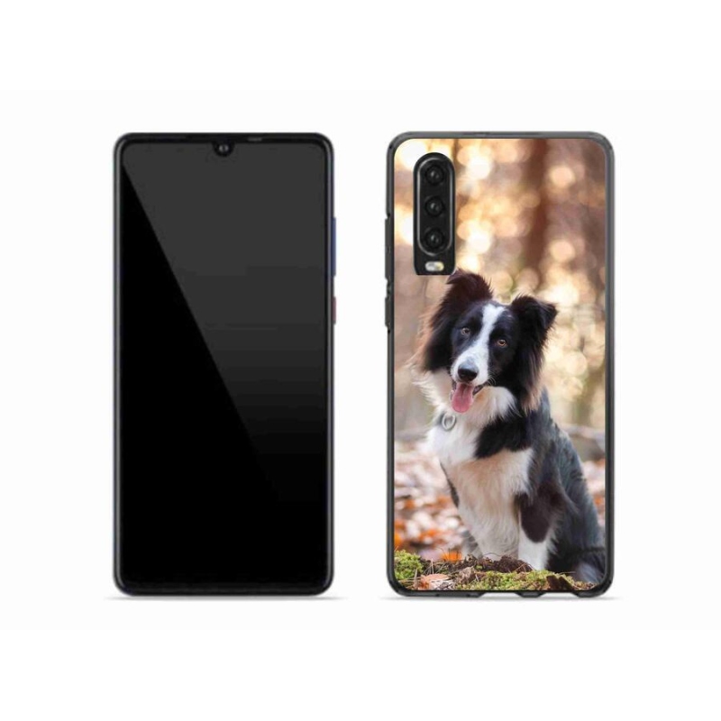 Gélový obal mmCase na mobil Huawei P30 - border kólie 1