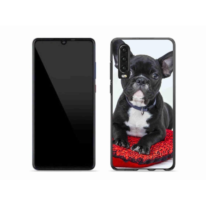 Gélový obal mmCase na mobil Huawei P30 - buldog