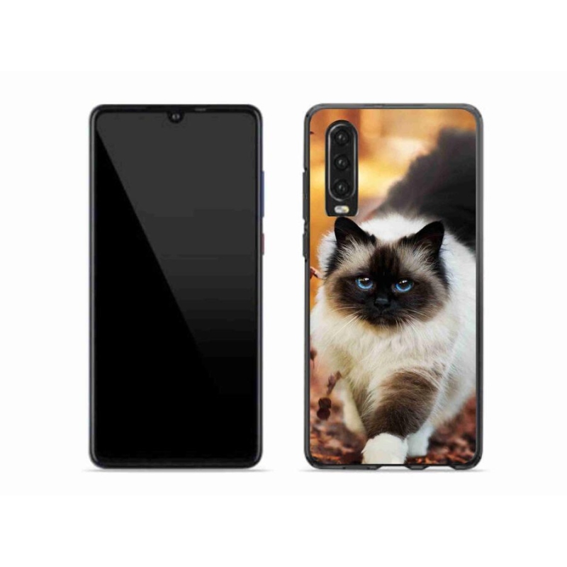 Gélový obal mmCase na mobil Huawei P30 - mačka 1