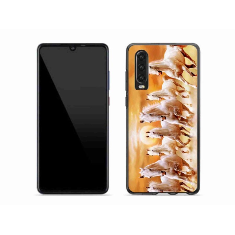 Gélový obal mmCase na mobil Huawei P30 - kone 2