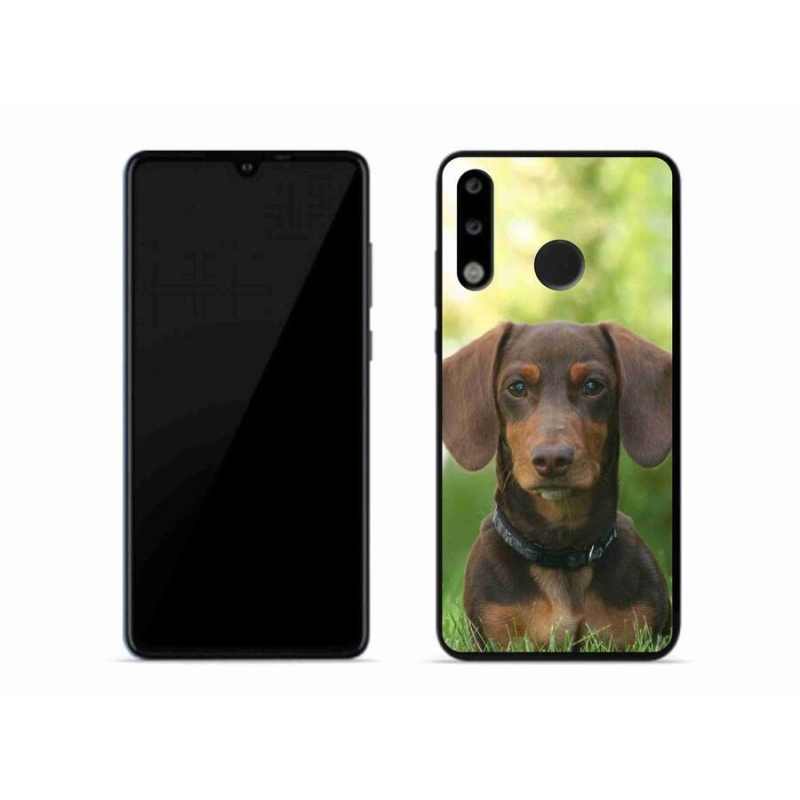 Gélový obal mmCase na mobil Huawei P30 Lite - hnedý jazvečík