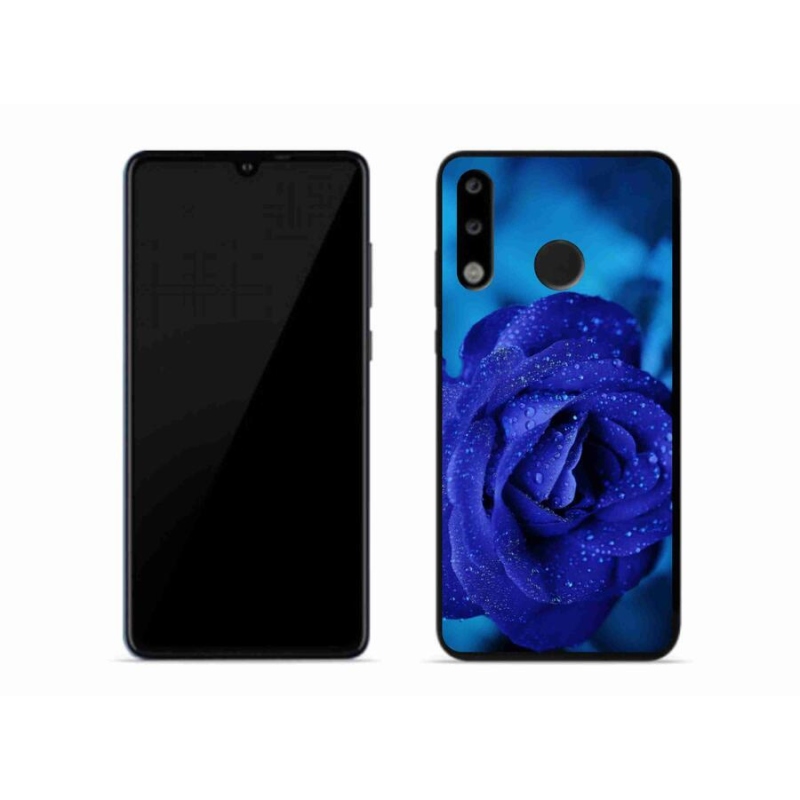 Gélový obal mmCase na mobil Huawei P30 Lite - modrá ruža