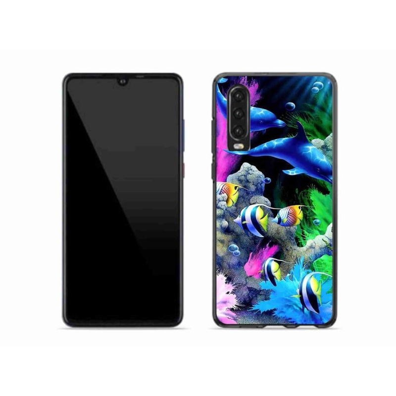 Gélový obal mmCase na mobil Huawei P30 - morský svet