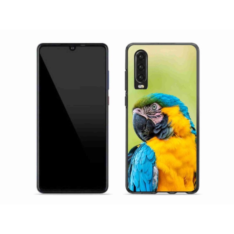 Gélový obal mmCase na mobil Huawei P30 - papagáj ara 2