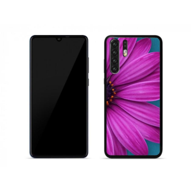 Gélový obal mmCase na mobil Huawei P30 Pro - fialová margaréta