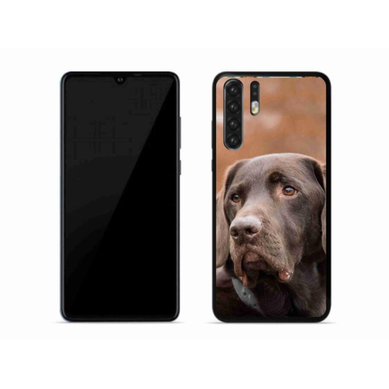 Gélový obal mmCase na mobil Huawei P30 Pro - hnedý labrador