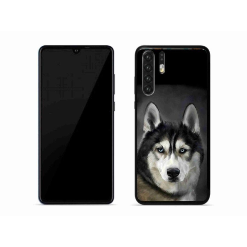 Gélový obal mmCase na mobil Huawei P30 Pro - husky