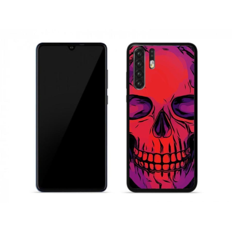 Gélový obal mmCase na mobil Huawei P30 Pro - lebka