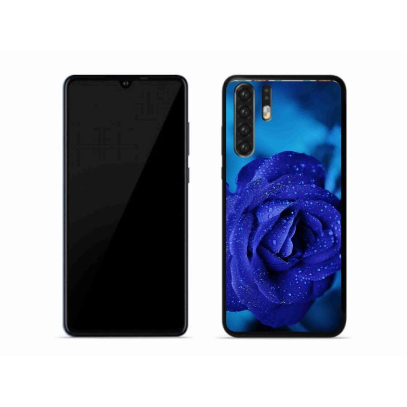 Gélový obal mmCase na mobil Huawei P30 Pro - modrá ruža