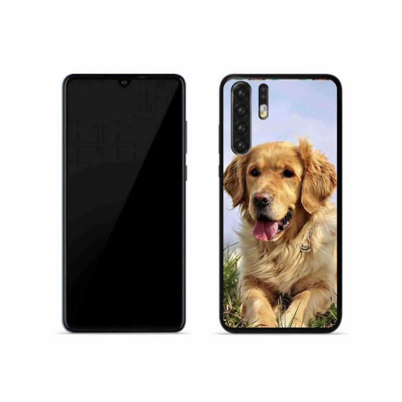 Gélový obal mmCase na mobil Huawei P30 Pro - zlatý retriever