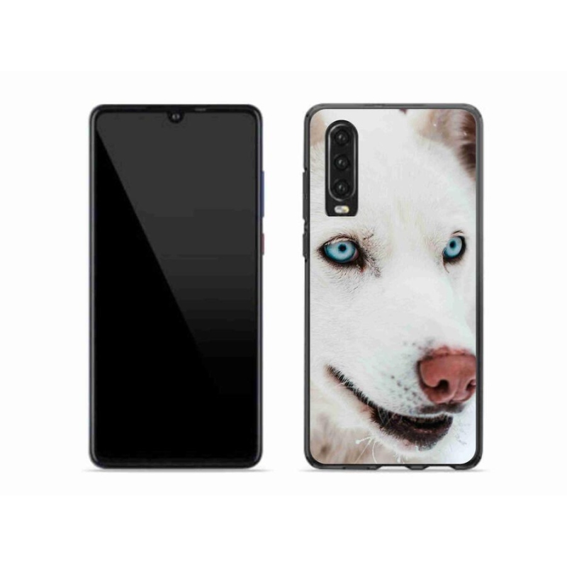 Gélový obal mmCase na mobil Huawei P30 - psie pohľad