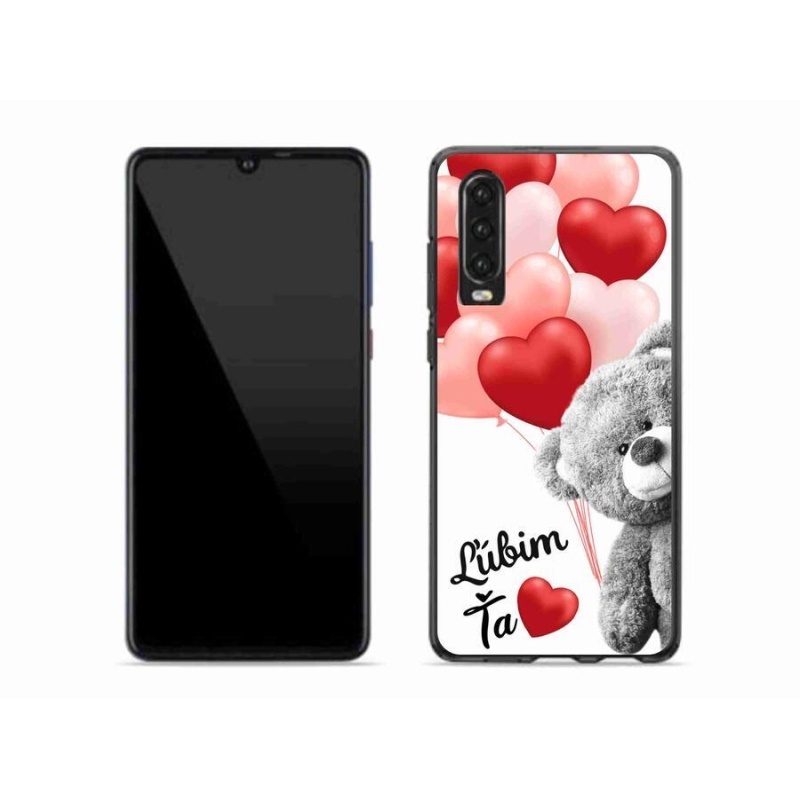 Gélový obal mmCase na mobil Huawei P30 - ľúbim ťa sk