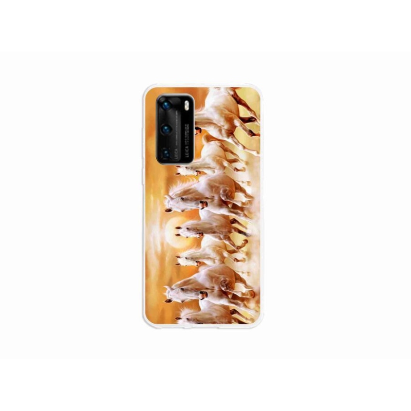 Gélový obal mmCase na mobil Huawei P40 - kone 2