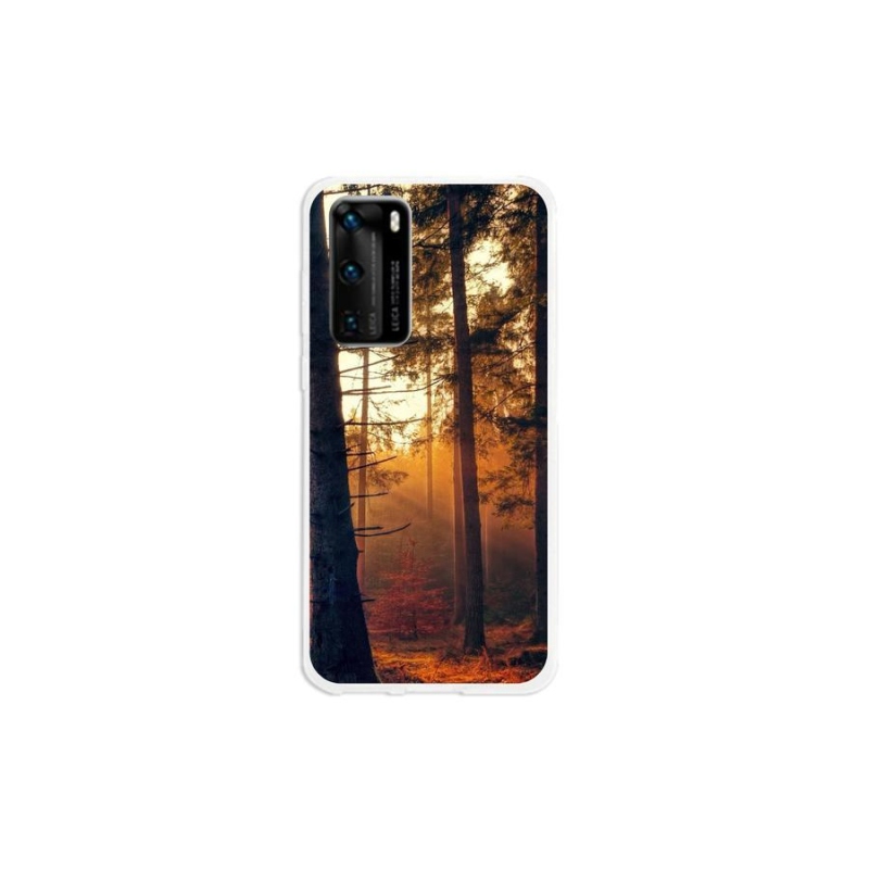 Gélový obal mmCase na mobil Huawei P40 - les