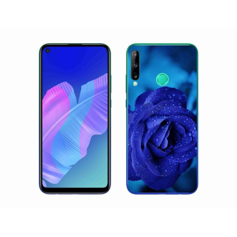 Gélový obal mmCase na mobil Huawei P40 Lite E - modrá ruža