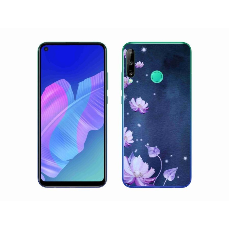 Gélový obal mmCase na mobil Huawei P40 Lite E - padajúce kvety