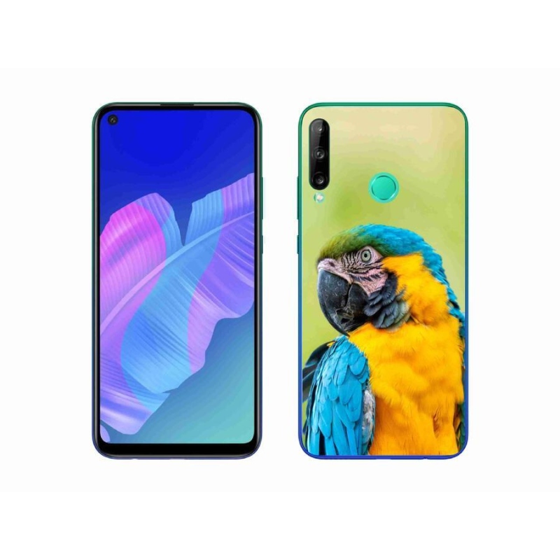 Gélový obal mmCase na mobil Huawei P40 Lite E - papagáj ara 2