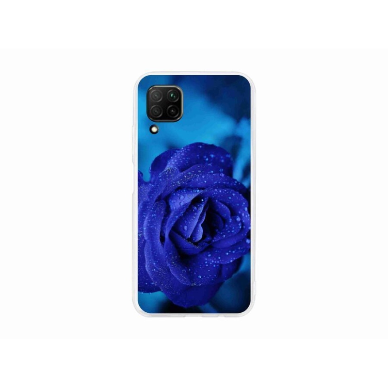 Gélový obal mmCase na mobil Huawei P40 Lite - modrá ruža