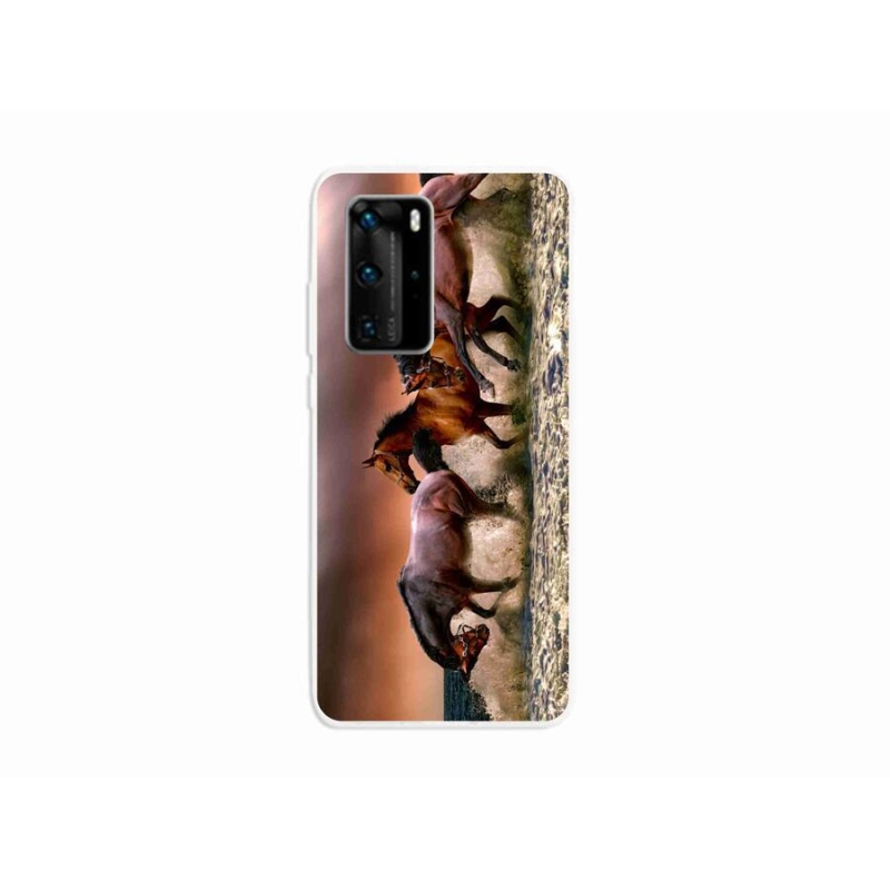 Gélový obal mmCase na mobil Huawei P40 Pro - kone 1