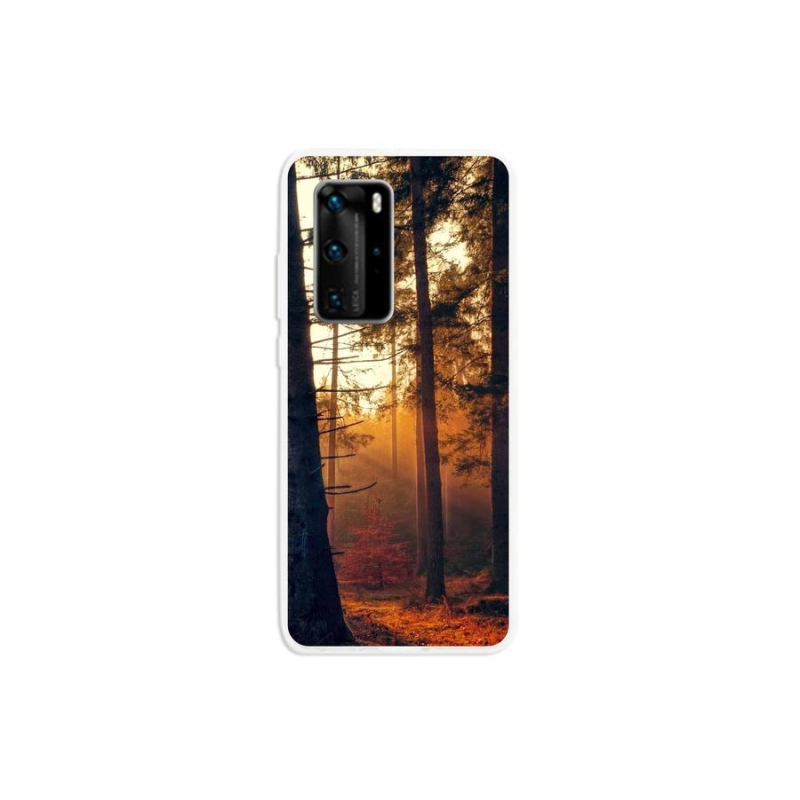 Gélový obal mmCase na mobil Huawei P40 Pro - les