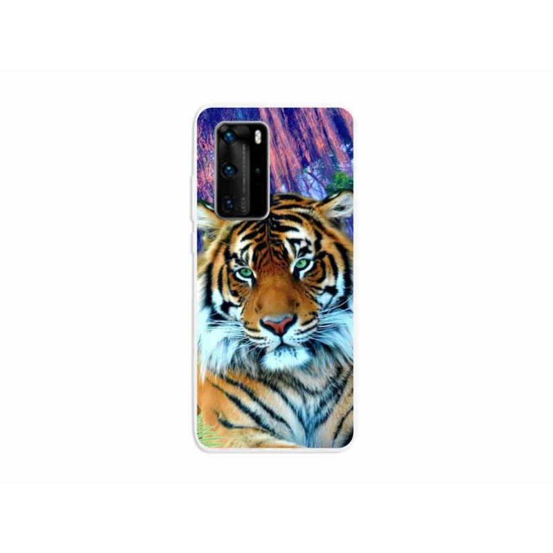 Gélový obal mmCase na mobil Huawei P40 Pro - tiger