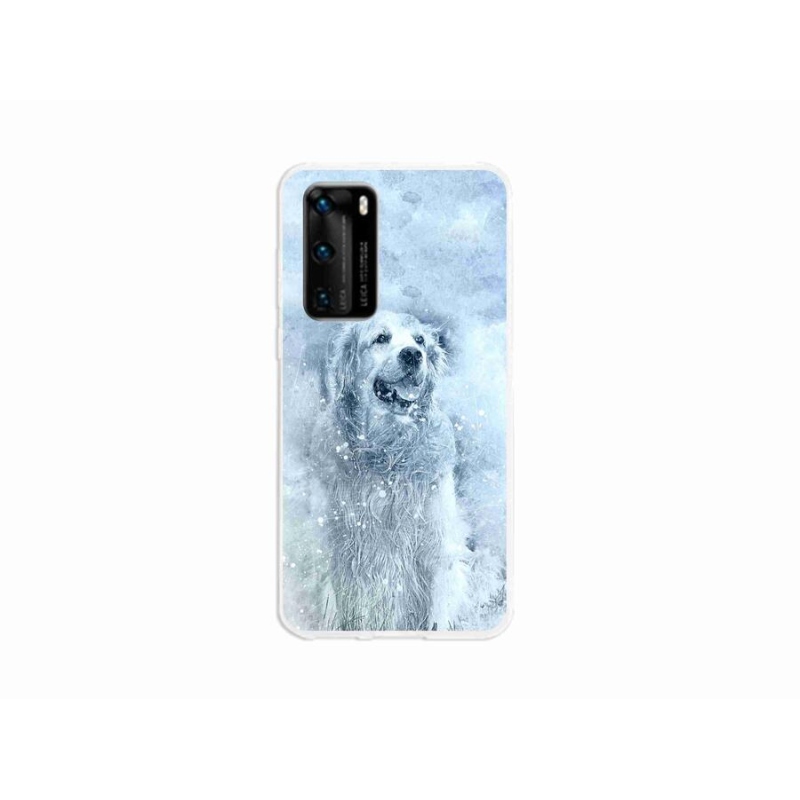 Gélový obal mmCase na mobil Huawei P40 - retríver