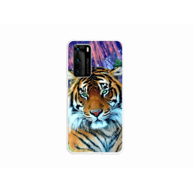 Gélový obal mmCase na mobil Huawei P40 - tiger