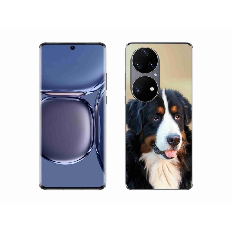 Gélový obal mmCase na mobil Huawei P50 Pro - bernský salašnícky pes