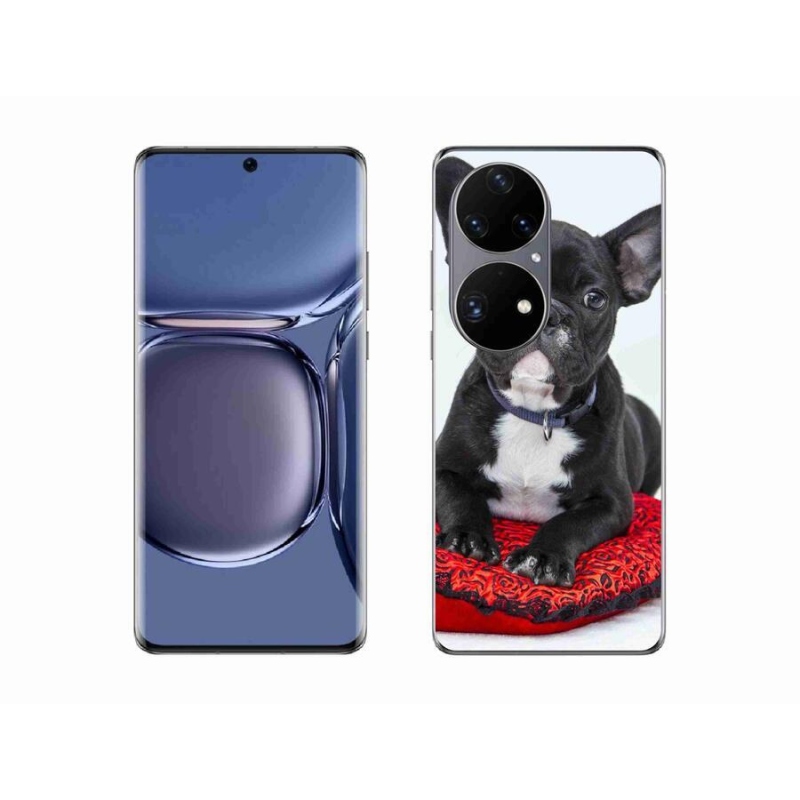 Gélový obal mmCase na mobil Huawei P50 Pro - buldog