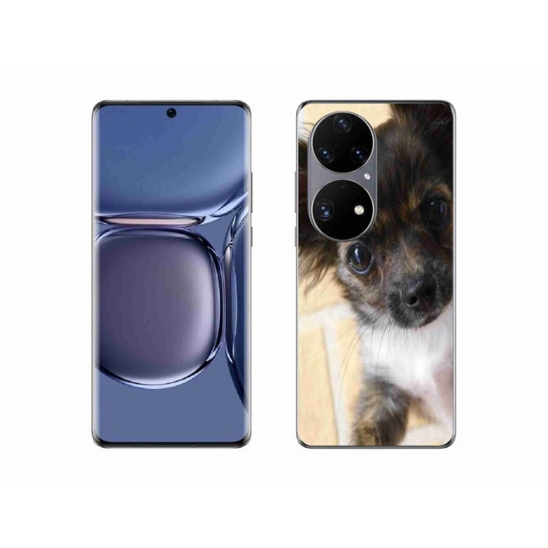 Gélový obal mmCase na mobil Huawei P50 Pro - čivava 2