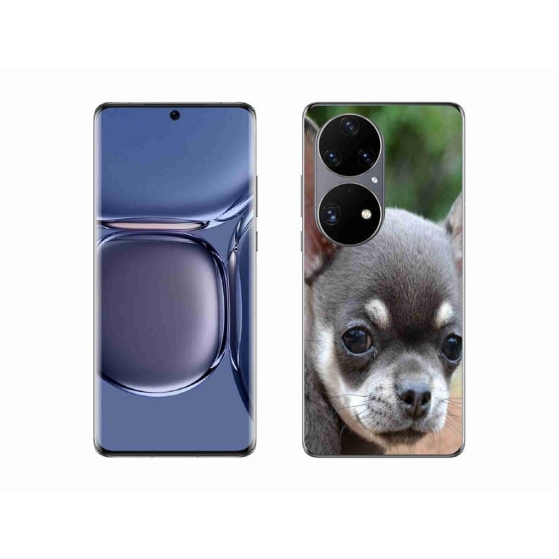 Gélový obal mmCase na mobil Huawei P50 Pro - čivava