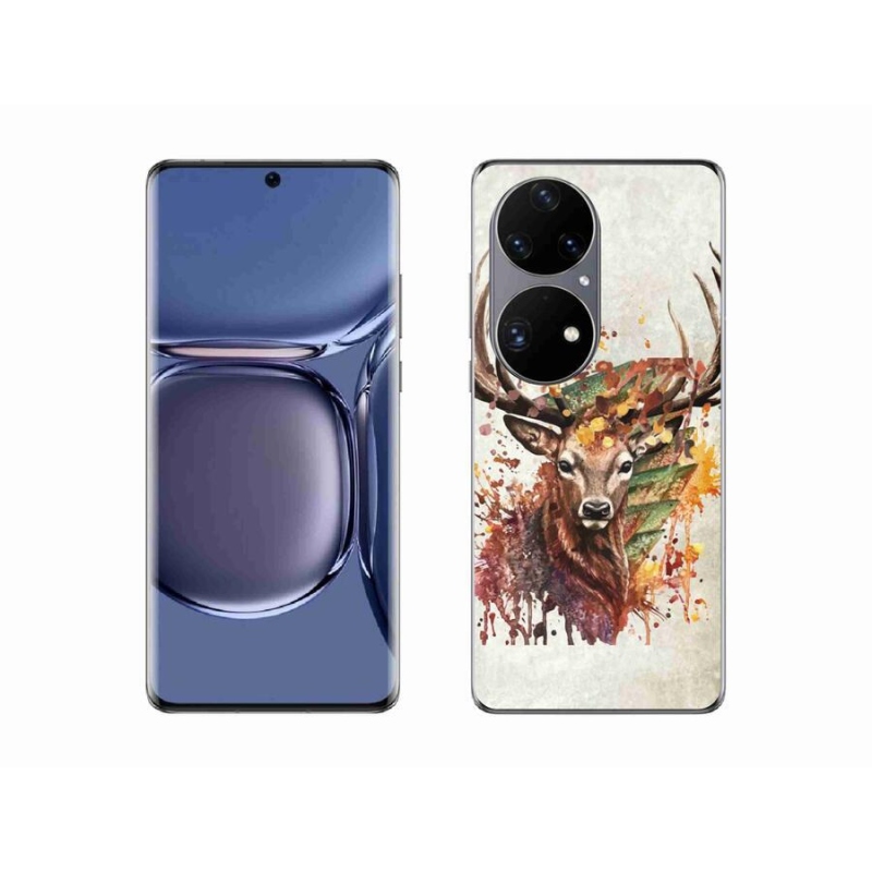 Gélový obal mmCase na mobil Huawei P50 Pro - jeleň 1