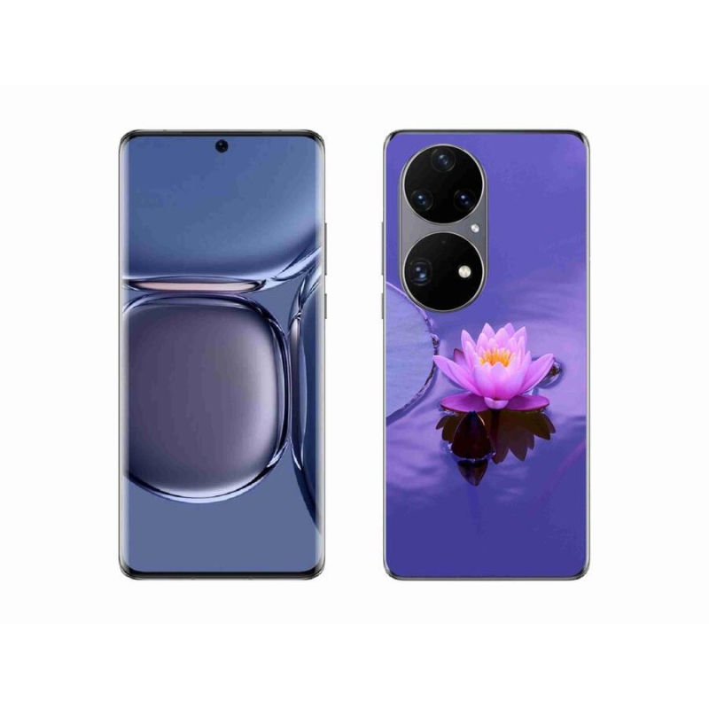 Gélový obal mmCase na mobil Huawei P50 Pro - kvet na hladine