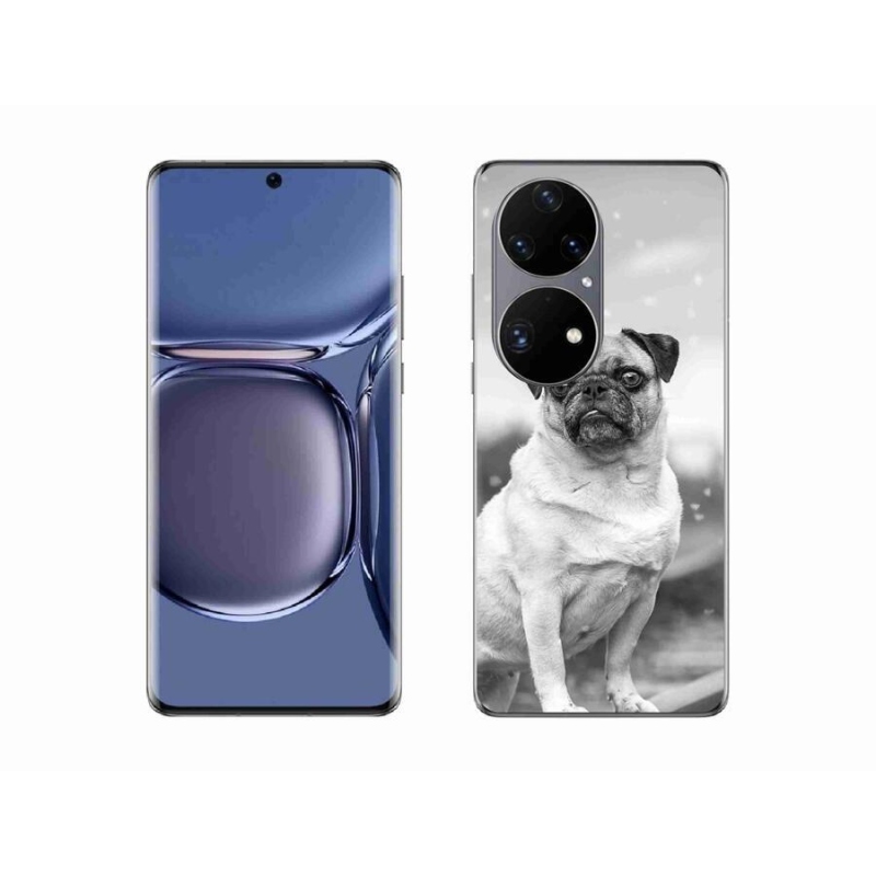 Gélový obal mmCase na mobil Huawei P50 Pro - mops