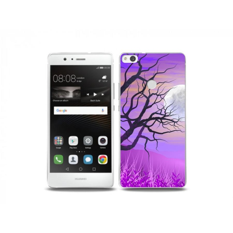 Gélový obal mmCase na mobil Huawei P9 Lite (2017) - kreslený opadané strom
