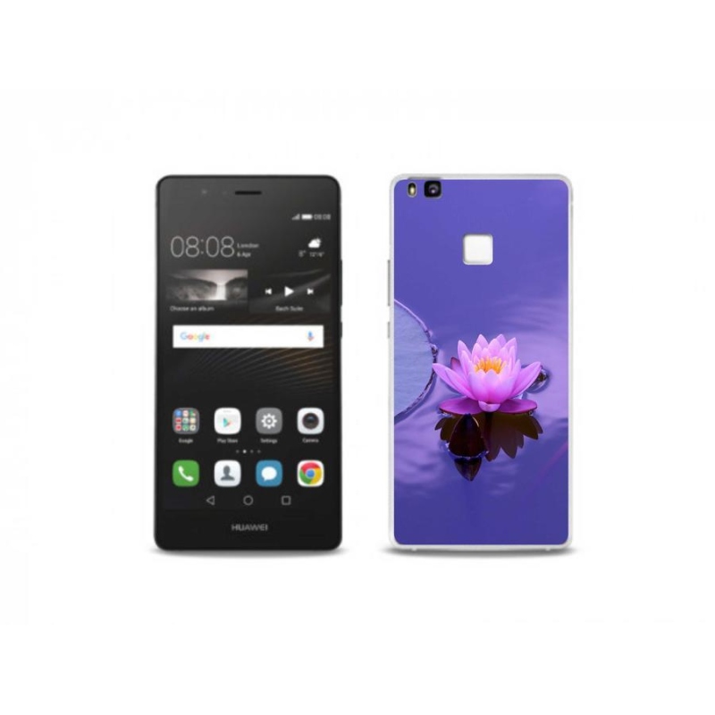 Gélový obal mmCase na mobil Huawei P9 Lite - kvet na hladine