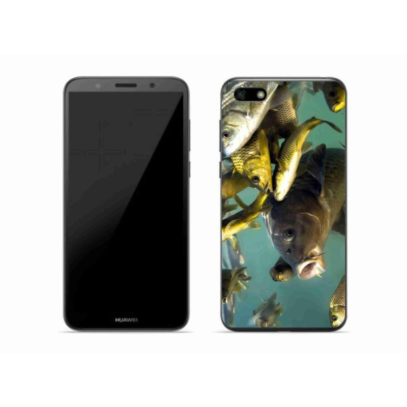 Gélový obal mmCase na mobil Huawei Y5 (2018) - kŕdeľ rýb