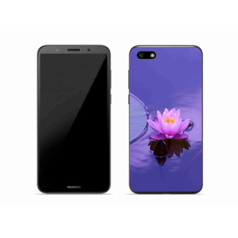 Gélový obal mmCase na mobil Huawei Y5 (2018) - kvet na hladine