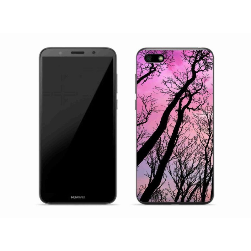 Gélový obal mmCase na mobil Huawei Y5 (2018) - opadané stromy