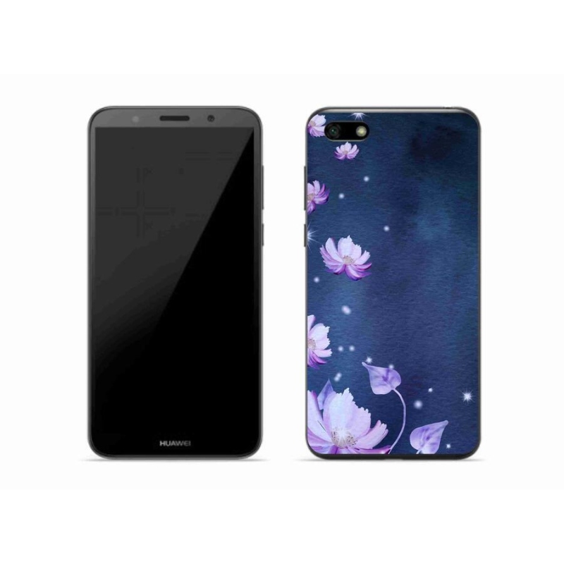 Gélový obal mmCase na mobil Huawei Y5 (2018) - padajúce kvety